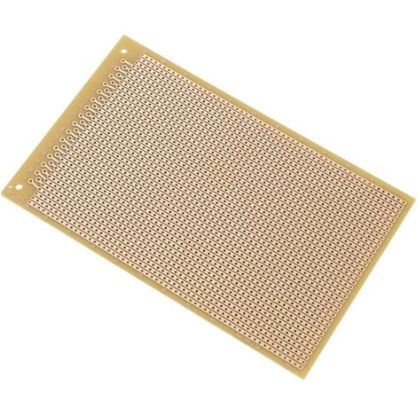 PLATINE EURO TRU COMPONENTS SU527466 531113 BAKÉLITE (L X L) 160 MM X 100 MM 35 µM PAS 2.54 MM 1 PC(S) (1/3)