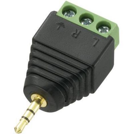 Jack 2.5 mm mâle, droit TRU COMPONENTS LT-PJ-2.5 737601 Nombre de pôles: 3 stéréo noir 1 pc(s) S491541 (1/2)