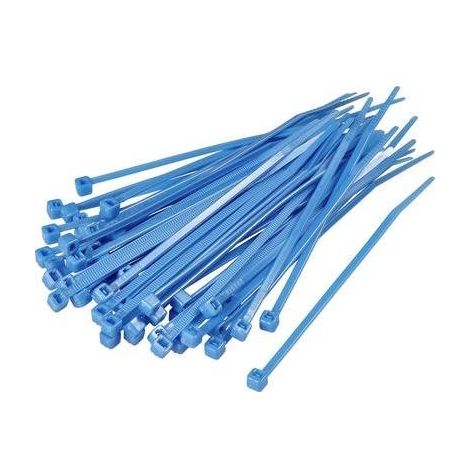 SERRE-CÂBLES 203 MM X 3.60 MM BLEU TRU COMPONENTS TC-CV200A203 1592805 CRANTAGE INTÉRIEUR 100 PC(S)