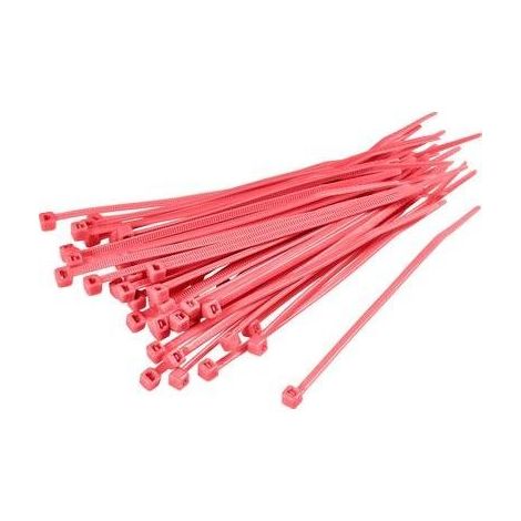SERRE-CÂBLES 203 MM X 3.60 MM ROUGE TRU COMPONENTS TC-CV150203 1593701 CRANTAGE INTÉRIEUR 100 PC(S) (1/2)