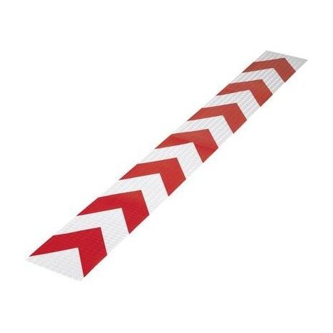 Toolcraft – Ruban de signalisation réfléchissant rouge 1 m x 11.5 cm – SKU 1564156 – Autocollant pour marquage sécurité