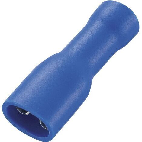 COSSE CLIP 4.8 MM X 0.8 MM TRU COMPONENTS FDFD2-187(8) 737840 1.50 MM² 2.50 MM² ENTIÈREMENT ISOLÉ BLEU 50 PC(S) (1/2)