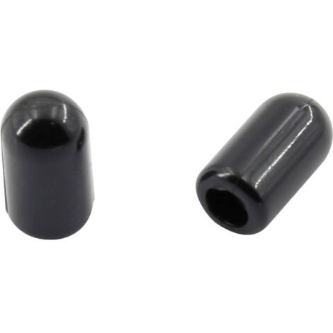 BOUCHON D'EXTRÉMITÉ NON RÉTRACTABLE TRU COMPONENTS TC-EP-0809203 1592750 NOIR 100 PC(S) (1/2)