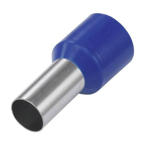 EMBOUT SIMPLE D'EXTRÉMITÉ DE CÂBLE TRU COMPONENTS E160-12BL 1091270 1 X 16 MM² X 12 MM PARTIELLEMENT ISOLÉ BLEU 100 PC(S