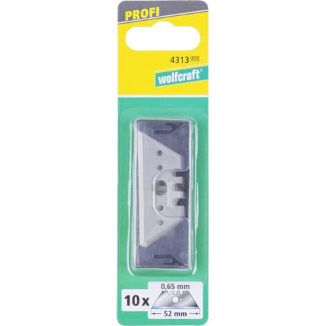 WOLFCRAFT 4313000 LAMES TRAPÈZES EN BOÎTE (1/5)