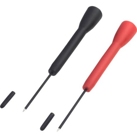 JEU DE POINTES DE TOUCHE DE SÉCURITÉ VOLTCRAFT MSS-101 FEMELLE 2 MM NOIR, ROUGE 1 SET