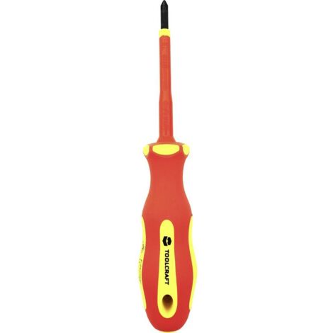 TOURNEVIS CRUCIFORME PH 1 TOOLCRAFT TO-5345751 VDE, POUR LÉLECTRONIQUE ET LA MÉCANIQUE DE PRÉCISION, POUR LATELIER 1 PC(S) (1/3)