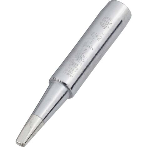 TOOLCRAFT PANNE DE FER À SOUDER FORME DE BURIN TAILLE DE LA PANNE 2.4 MM LONGUEUR DE LA PANNE 17 MM CONTENU 1 PC(S) (1/3)