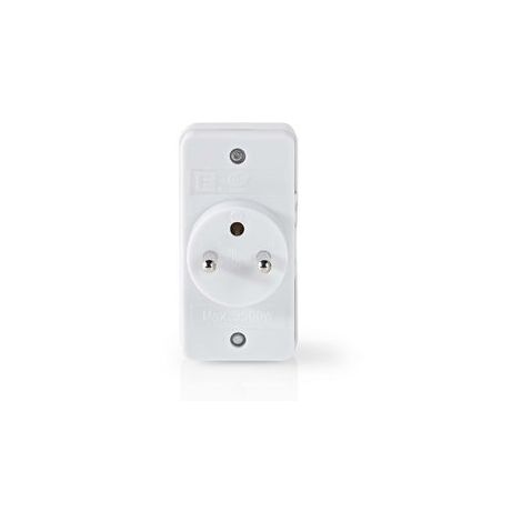 Nedis Bloc mural électrique blanc compact et élégant (1/2)