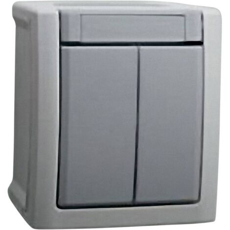Interrupteur Viko 90591002 DE gris pacifique plastique (1/2)