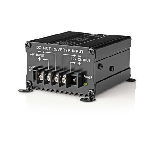 CONVERTISSEUR D'ALIMENTATION 24 V C.C. - 12 V C.C. SORTIE 10 A NEDIS 5412810300709 (1/4)