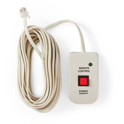 Telecommande pour onduleur de puissance 500 m rj10 blanc (1/3)