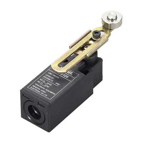 Tru Components – Interrupteur de fin de course 250 V/AC 10 A – Levier pivotant à galet à rappel – IP65 pour environnements humides – 1 pc(s) (1/2)