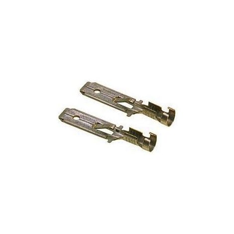 COSSE LANGUETTE 6.3 MM X 0.8 MM LAPPKABEL 63501020 1.5 MM² 2.5 MM² NON ISOLÉ MÉTAL 100 PC(S) (1/3)
