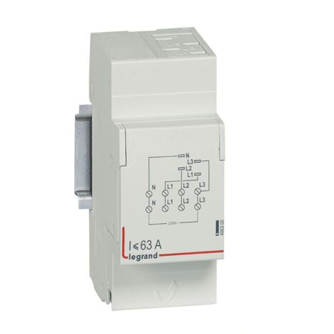 MODULE D'ALIMENTATION DX- BORNE AUTO -4 P-2 MOD - SORTIE HAUTE AUTO POUR PEIGNE LEGRAND 406308