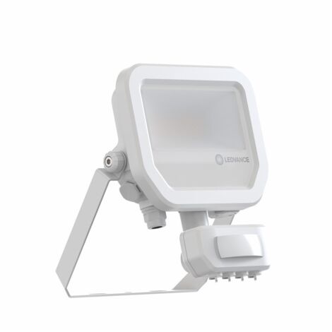 LEDVANCE PROJECTEUR LED ALUMINIUM BLANC 8W 1200LM 100D - 840 BLANC FROID IP65 - DÉTECTEUR DE MOUVEMENT ET DE LUMIÈRE - SYMÉTRI (1/3)