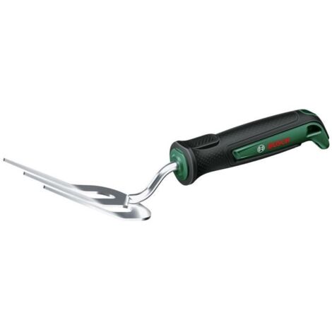 Bosch Fourche à main vert et noir ergonomique jardinage (1/5)