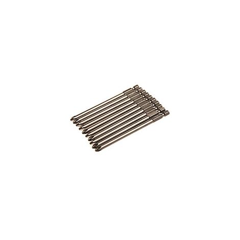 Makita – P67795 Embout pour visseuse PH2 – Longueur 157 mm – Ø 5 mm – Lot de 3 – Pour visser dans bois dur et teck