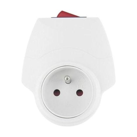 adaptateur de courant avec parasurtenseur couleur : argent//noir Adaptateur comme protection pour /équipements /électriques 1 1 Adapter Brennenstuhl primera-line