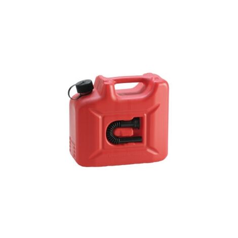 HÜNERSDORFF 801060 BIDON À CARBURANT PROFESSIONNEL, ROUGE, 10 L