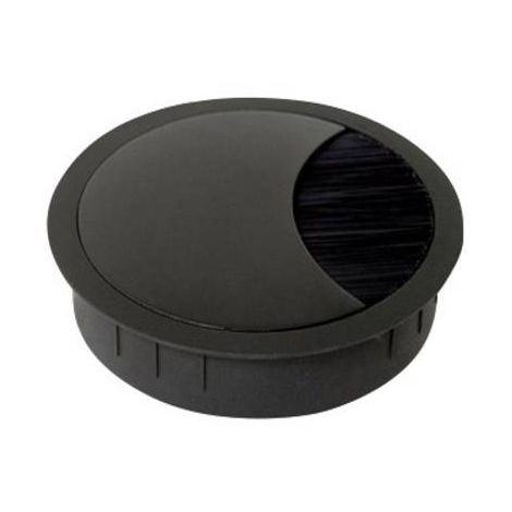 PASSE-FILS BACHMANN 5073739 ROND ZINC MOULÉ SOUS PRESSION NOIR 1 PC(S)