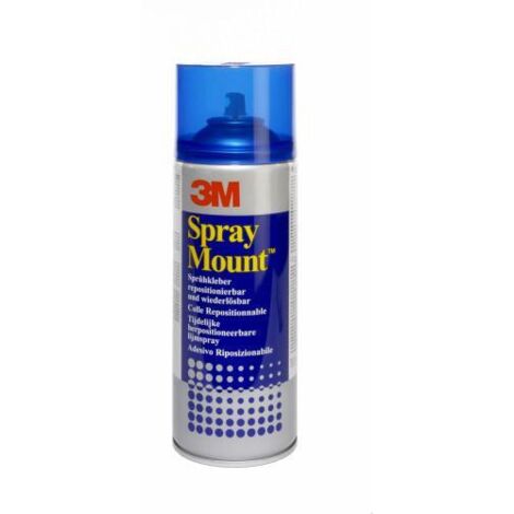 3M 19295 COLLE AÉROSOL SPRAY MOUNT IDÉALE MONTAGES SUCCESSIFS REPOSITIONNABLE 400 ML COULEURS ASSORTIES (1/3)