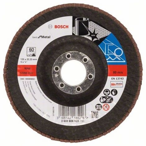 Bosch PRO X571 Disque à lamelles 125 mm G60 - 2608606923