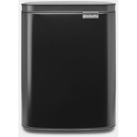 Brabantia 315824 poubelle 36 L Rectangulaire Plastique Noir