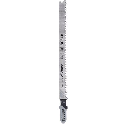 Lames de scie sauteuse Bosch T308BP, lot de 5 pièces