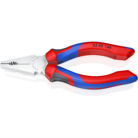 KNIPEX 03 05 140 Pince universelle avec poignées comfortables chromée 140 mm