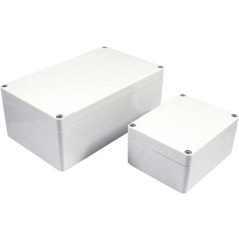 Boîtier De Montage Rittal PK 9519.100 En Polycarbonate Renforcé - Gris Clair RAL 7035 - 182x180x165 Mm - Résistant Aux Produits Chimiques