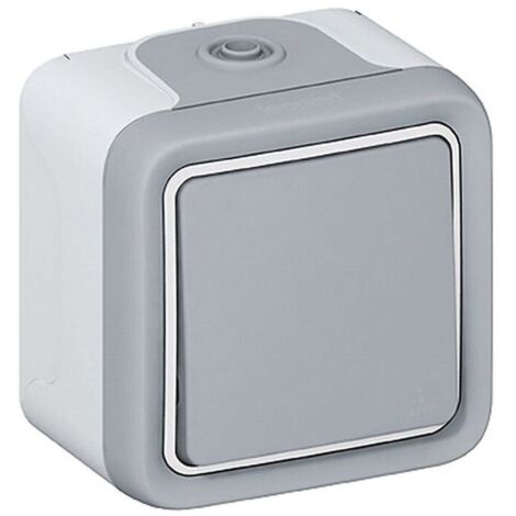 Interrupteur Simple Allumage Legrand Plexo - Ancien Modèle, Occasion Fonctionnel