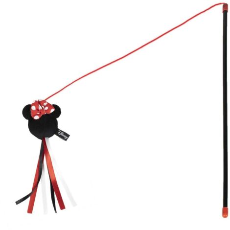 CERDÁ LIFE'S LITTLE MOMENTS - JOUET À PLUMES POUR CHATS - SÛR, RESISTANT ET NON TOXIQUE AVEC PELUCHE DE MINNIE MOUSE - LICENCE O (1/5)