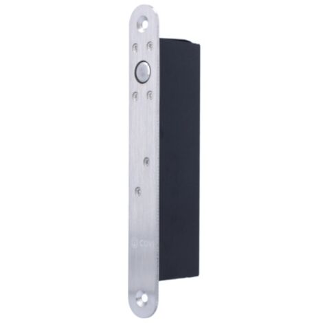 Serrure électrique à pêne piston 12/24 V DC – Signal porte verrouillée – Anti-sciage – Temporisation réglable – Pour portes intérieures – Cdvi (1/4)