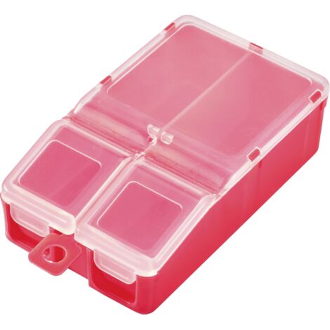 TRU COMPONENTS TC-ERB-9056 MALLETTE DE RANGEMENT (L X L X H) 113 X 60 X 30 MM NOMBRE DE COMPARTIMENTS: 2 SÉPARATIONS VARIABLES C (1/5)