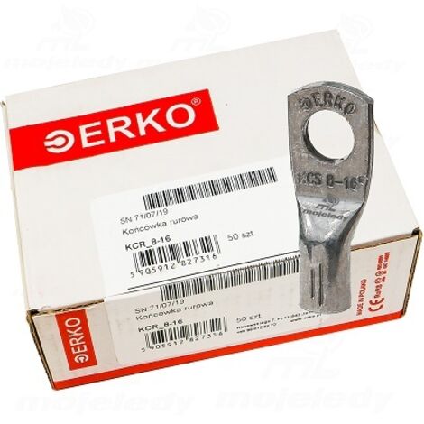 ERKO 50 PIÈCES DE BORNE DE CÂBLE PROFESSIONNEL KCS POUR CÂBLES MULTICONDUCTEURS POUR VIS M8 ET TAILLE DE CÂBLE DE 16 MM² (1/3)