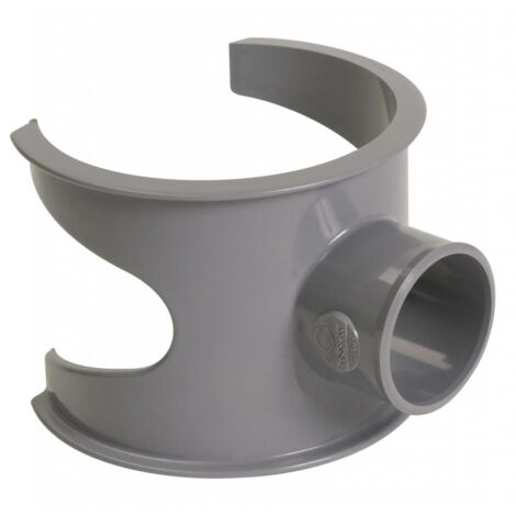 Nicoll – Selle de branchement 90° mâle-femelle – Raccord PVC à coller Ø 100/40 mm – Connexion durable pour réseau plomberie