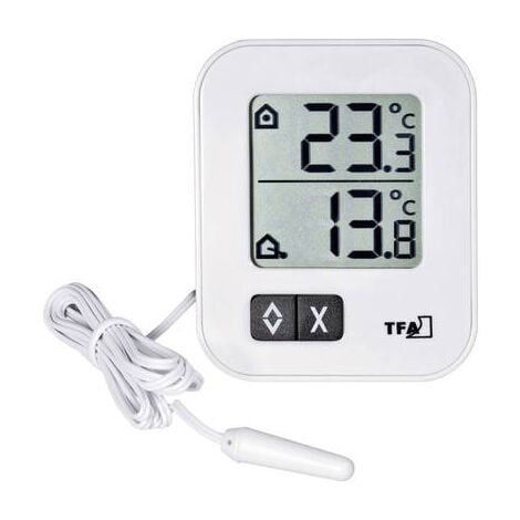 THERMOMÈTRE TFA DOSTMANN 30.1043.02 BLANC