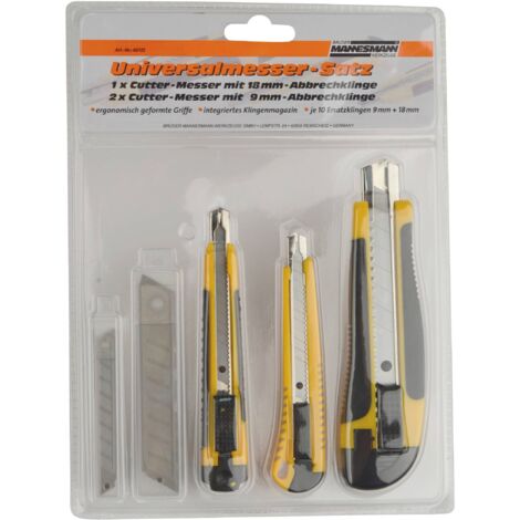 BRUEDER MANNESMANN M60125 JEU DE CUTTERS ET LAMES DE RECHANGE (1/3)
