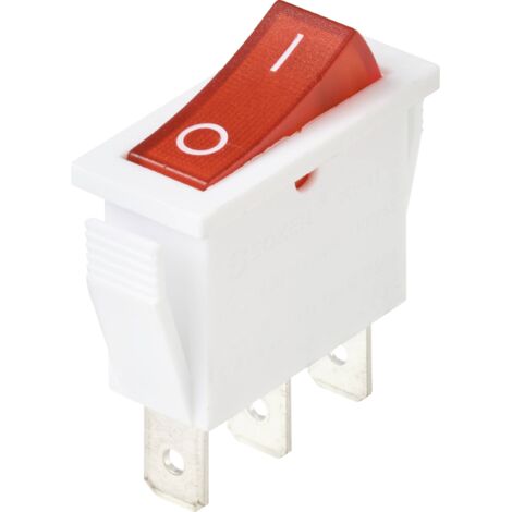 TRU COMPONENTS TC-13599548 INTERRUPTEUR À BASCULE 250 V/AC 16 A 1 X OFF/ON À ACCROCHAGE 1 PC(S) (1/4)