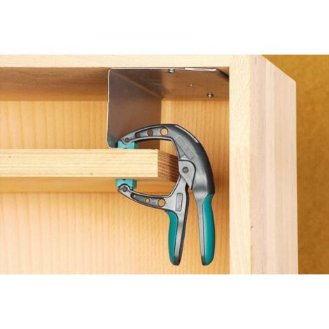 Wolfcraft 6166000 Mâchoires Serrage Avec Pointes Peinture - Fixation Pièces Pour Établi 20mm