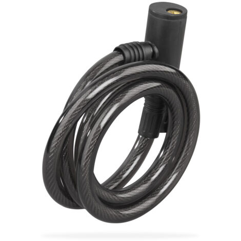 HFTEK® Câble Antivol Vélo à Spirale 10mm x 100cm Cable Bike Lock pour HFTEK® Câble Antivol Vélo à Spirale 10mm x 100cm Cable Bike Lock pour