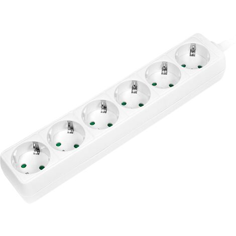 LOGILINK LPS238 MULTIPRISE 1,5 M 6 SORTIE(S) CA INTÉRIEUR BLANC (1/5)