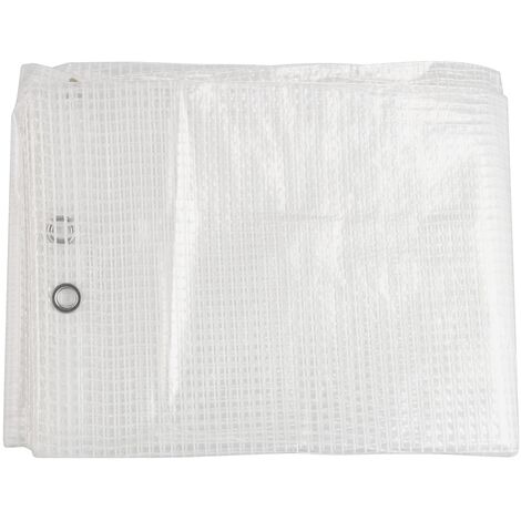 Bâche De Protection COGEX 2x3m - 160g/m² Translucide - Imperméable, Anti-UV, Indéchirable