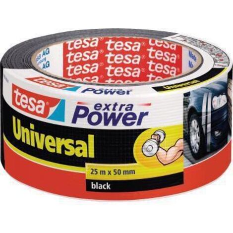 TESA 56388-00001-07 EXTRA POWER UNIVERSAL RUBAN ADHÉSIF NOIR 04612-00001-00