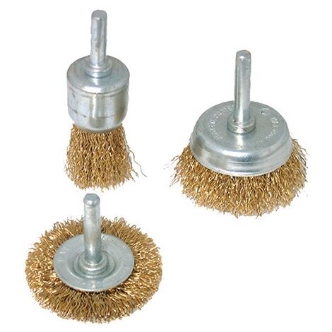 BROSSES MÉTALLIQUES SILVERLINE 985332
