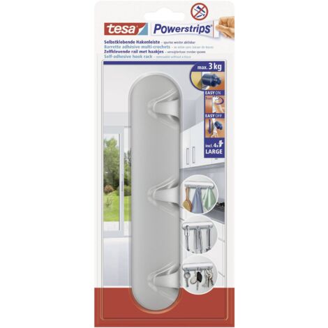 Barre à crochet tesa 58095-00000-20 chrome 1 pc(s) Y445761 (1/5)