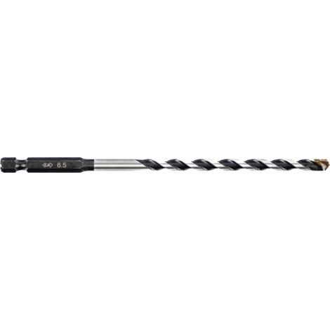 C.K T3114 06515 CARBURE DE TUNGSTÈNE FORET POLYVALENT 6.5 MM LONGUEUR TOTALE 150 MM 1 PC(S) (1/5)