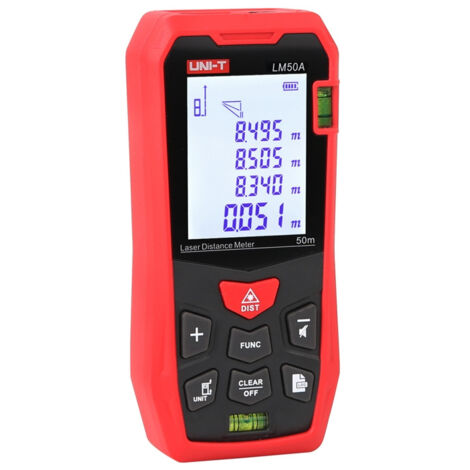 UNI-T LM40 Laser Distance Meter – 40M Rangefinder With AutoSum & Backlit Display - View #3