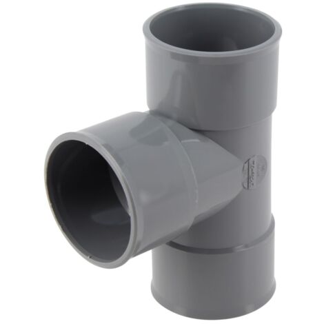 culotte pvc - femelle / femelle - 87 degrés30 - diamètre 50 mm - nicoll ubj188